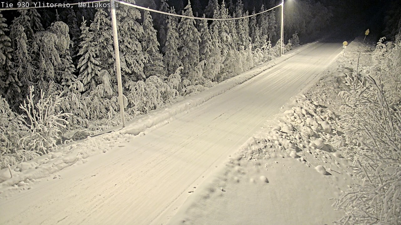 Kelikamerat Kuva TIe 930 Ylitornio, Mellakoski, Ylitornio, Lappi
