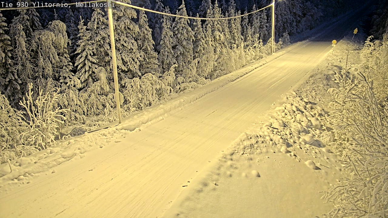 Kelikamerat Kuva TIe 930 Ylitornio, Mellakoski, Ylitornio, Lappi