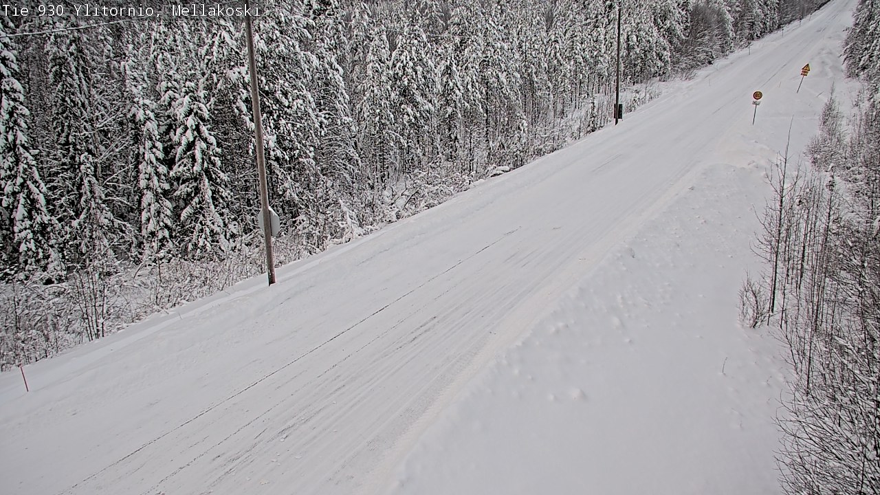 Weather Camera Image Road 83 Ylitornio, Mellakoski, Ylitornio, Lappi