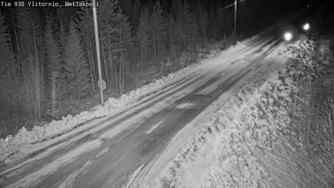 Kelikamerat Kuva TIe 930 Ylitornio, Mellakoski, Ylitornio, Lappi