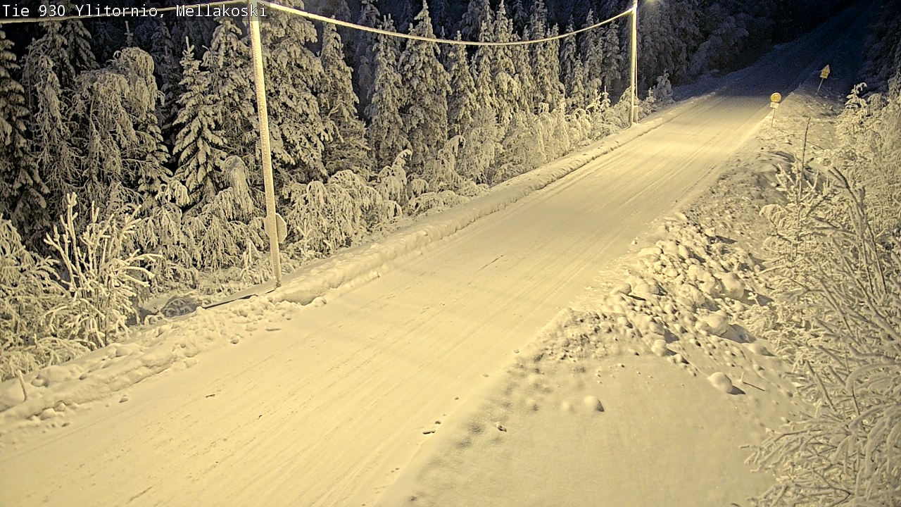 Kelikamerat Kuva TIe 930 Ylitornio, Mellakoski, Ylitornio, Lappi