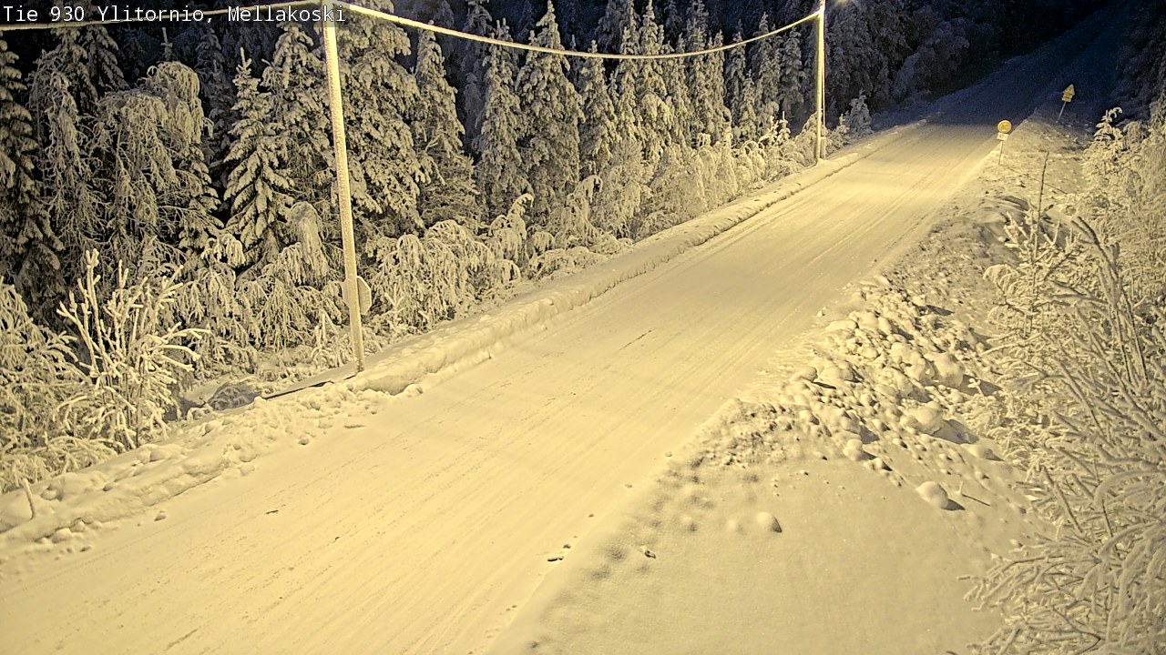Kelikamerat Kuva TIe 930 Ylitornio, Mellakoski, Ylitornio, Lappi