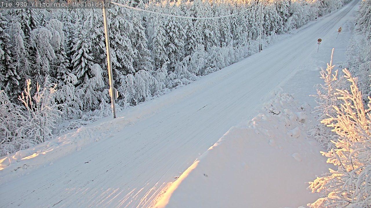 Kelikamerat Kuva TIe 930 Ylitornio, Mellakoski, Ylitornio, Lappi