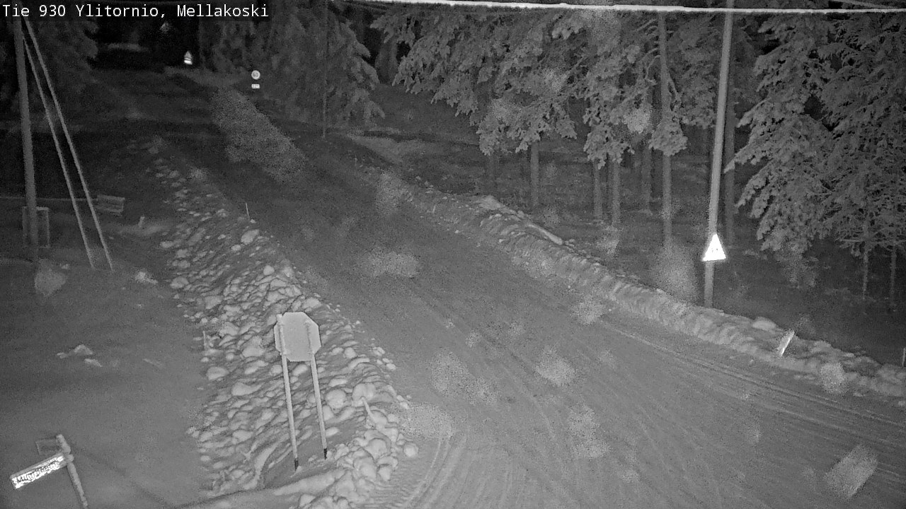 Kelikamerat Kuva TIe 930 Ylitornio, Mellakoski, Ylitornio, Lappi