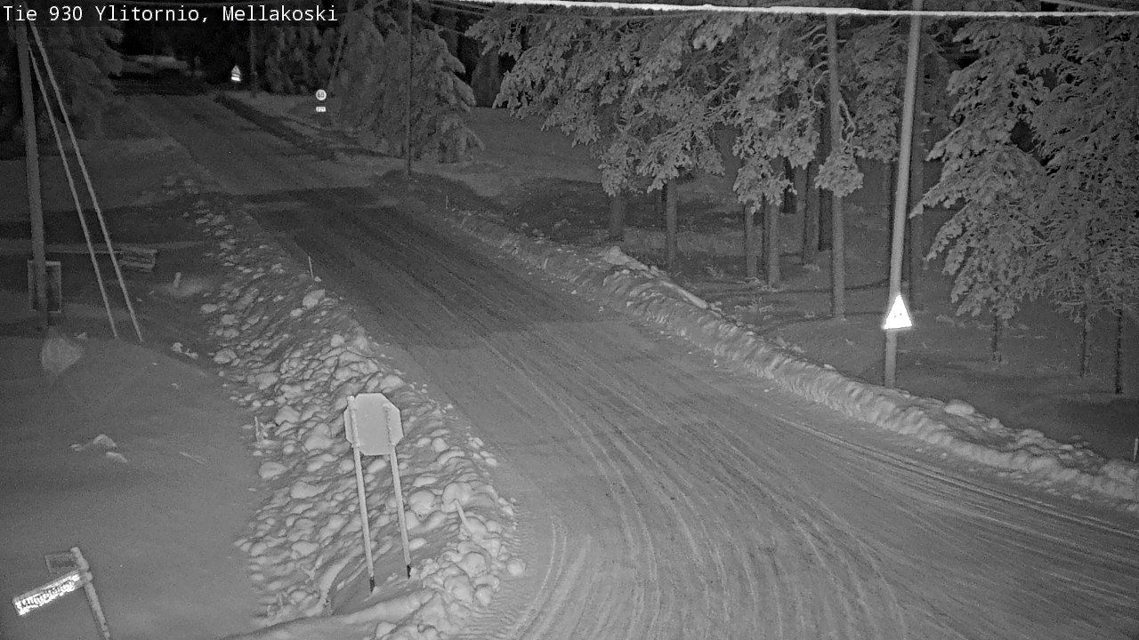 Kelikamerat Kuva TIe 930 Ylitornio, Mellakoski, Ylitornio, Lappi