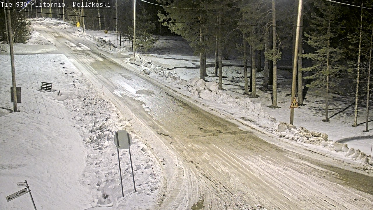 Kelikamerat Kuva TIe 930 Ylitornio, Mellakoski, Ylitornio, Lappi