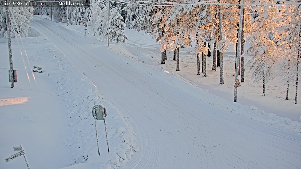 Kelikamerat Kuva TIe 930 Ylitornio, Mellakoski, Ylitornio, Lappi