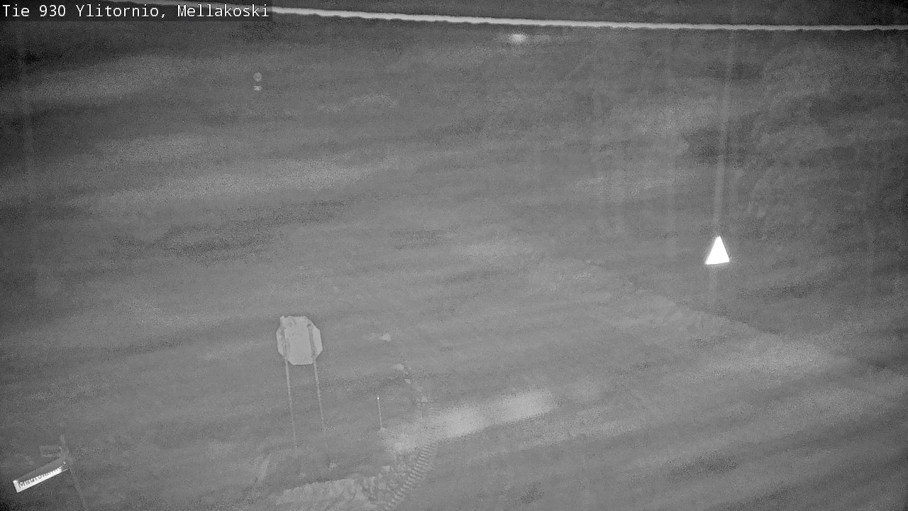 Weather Camera Image Väg 83 Övertorneå, Mellakoski, Ylitornio, Lappi