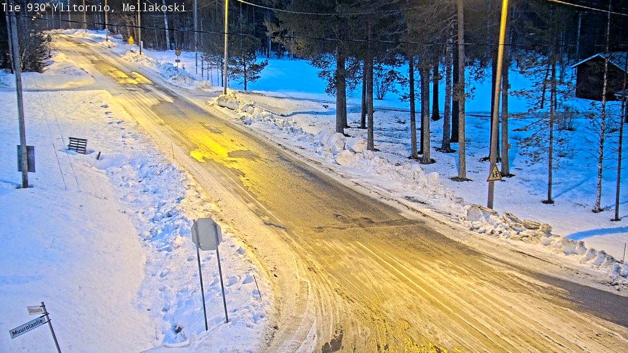 Kelikamerat Kuva TIe 930 Ylitornio, Mellakoski, Ylitornio, Lappi