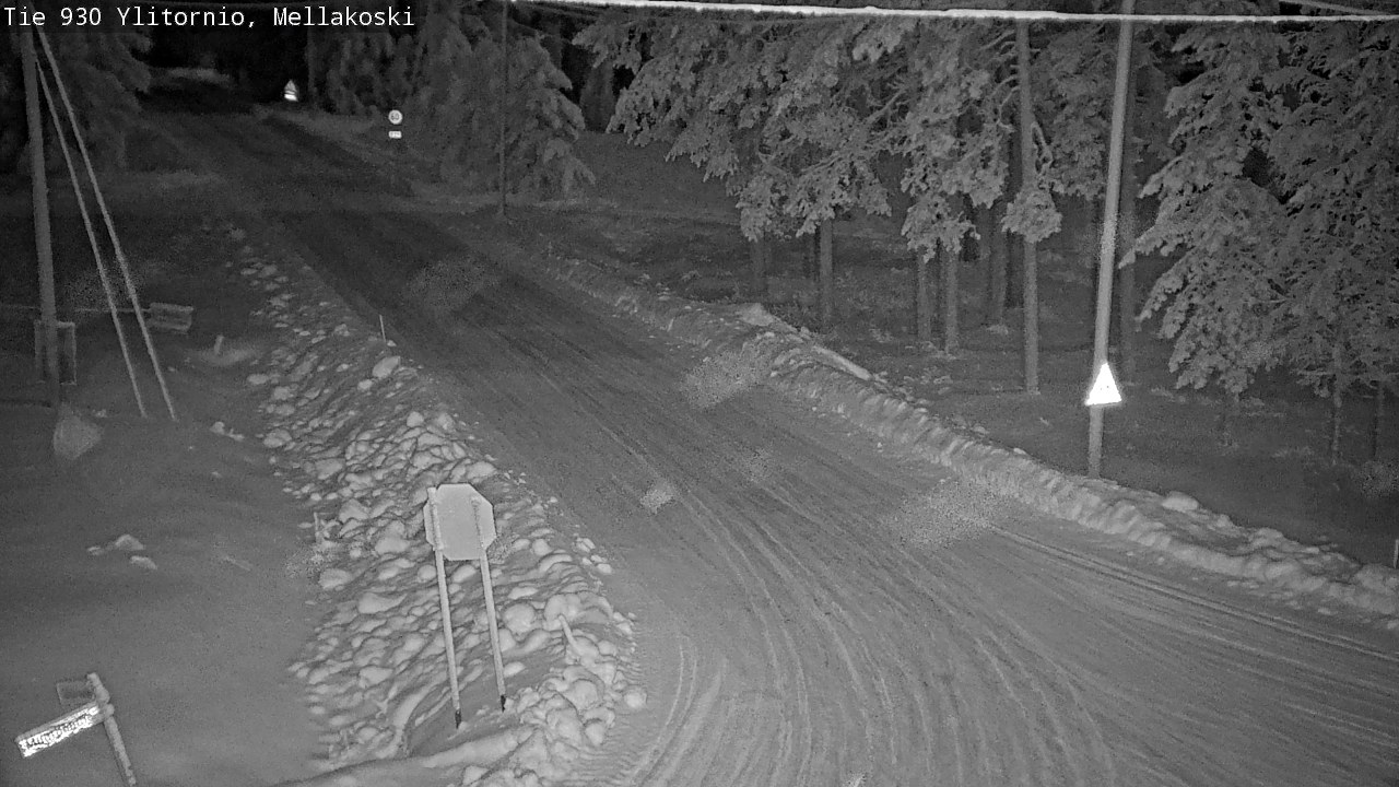 Kelikamerat Kuva TIe 930 Ylitornio, Mellakoski, Ylitornio, Lappi