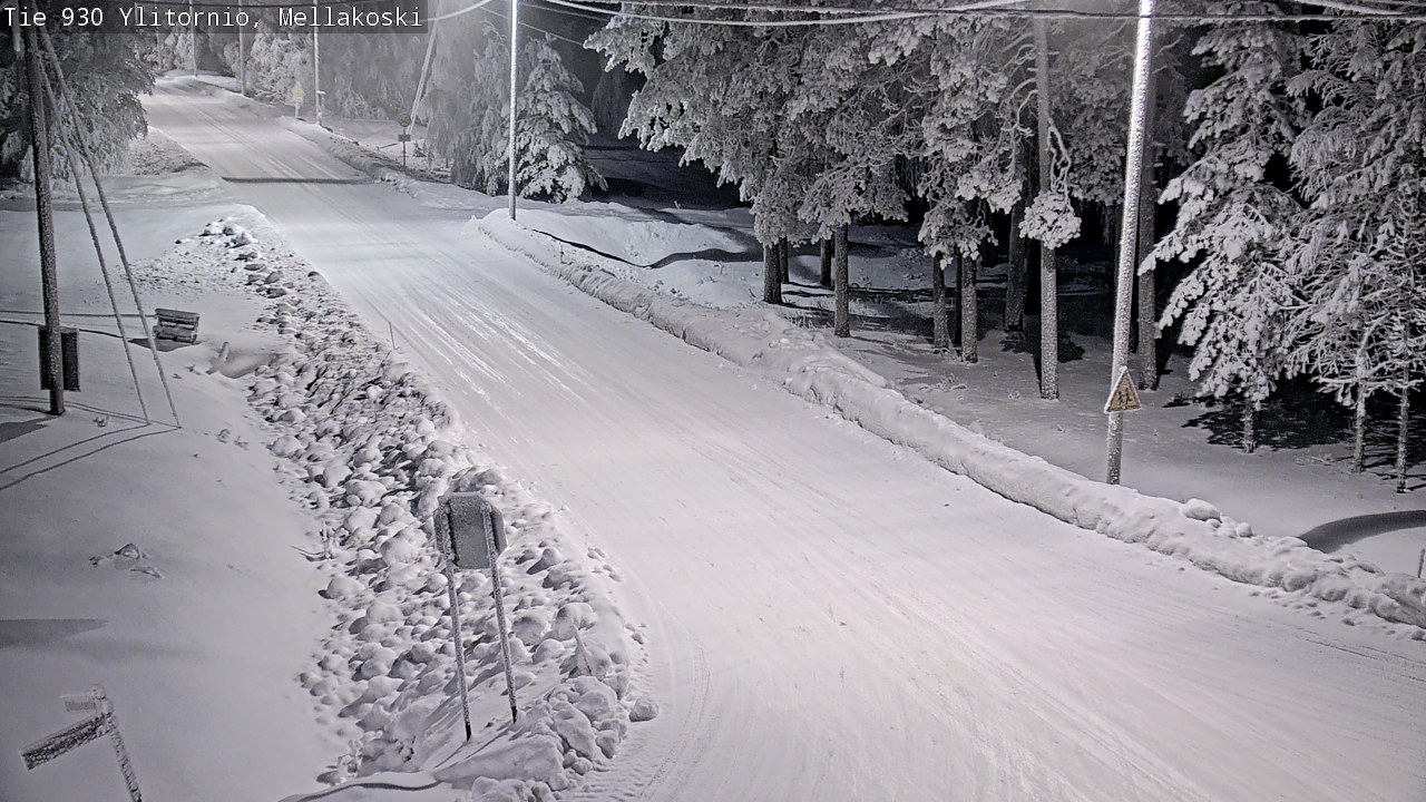 Kelikamerat Kuva TIe 930 Ylitornio, Mellakoski, Ylitornio, Lappi