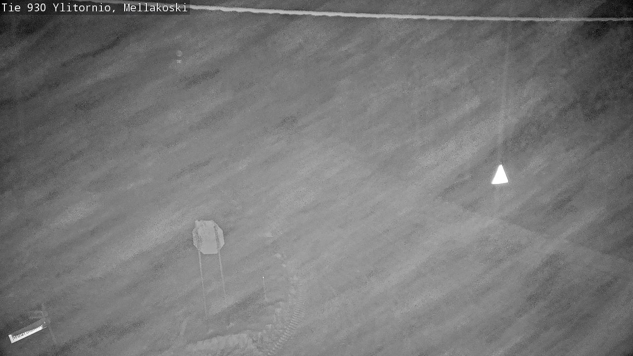 Weather Camera Image Väg 83 Övertorneå, Mellakoski, Ylitornio, Lappi