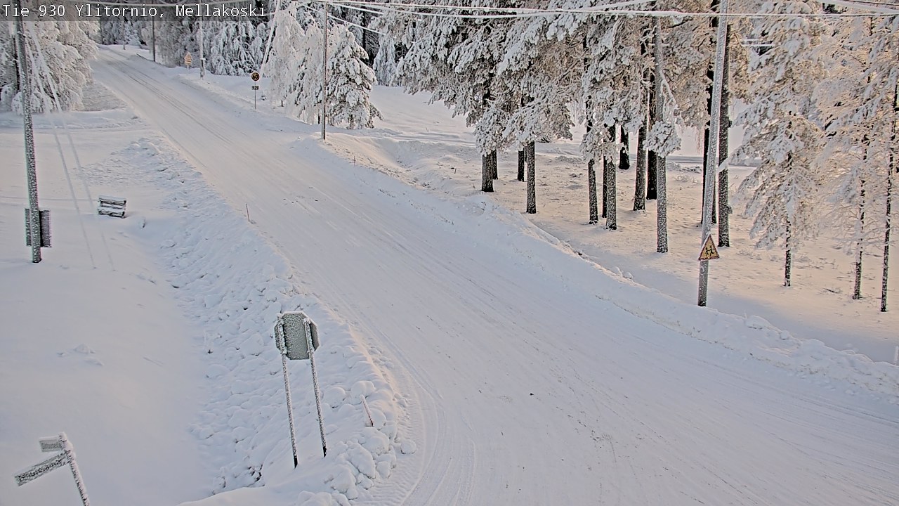 Kelikamerat Kuva TIe 930 Ylitornio, Mellakoski, Ylitornio, Lappi