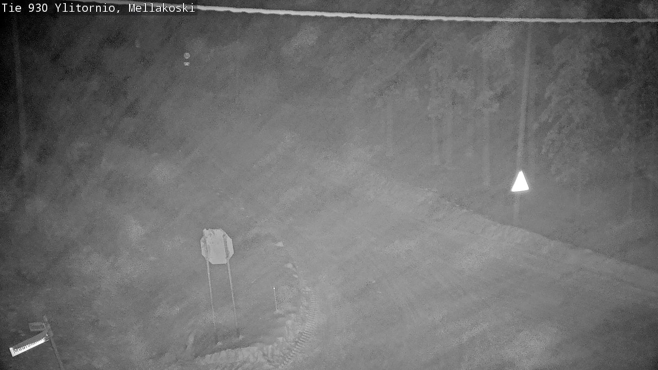 Weather Camera Image Väg 83 Övertorneå, Mellakoski, Ylitornio, Lappi