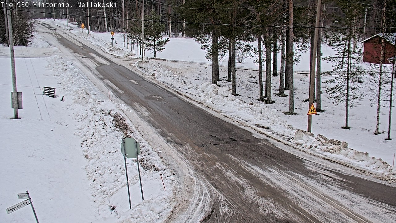 Weather Camera Image Road 83 Ylitornio, Mellakoski, Ylitornio, Lappi