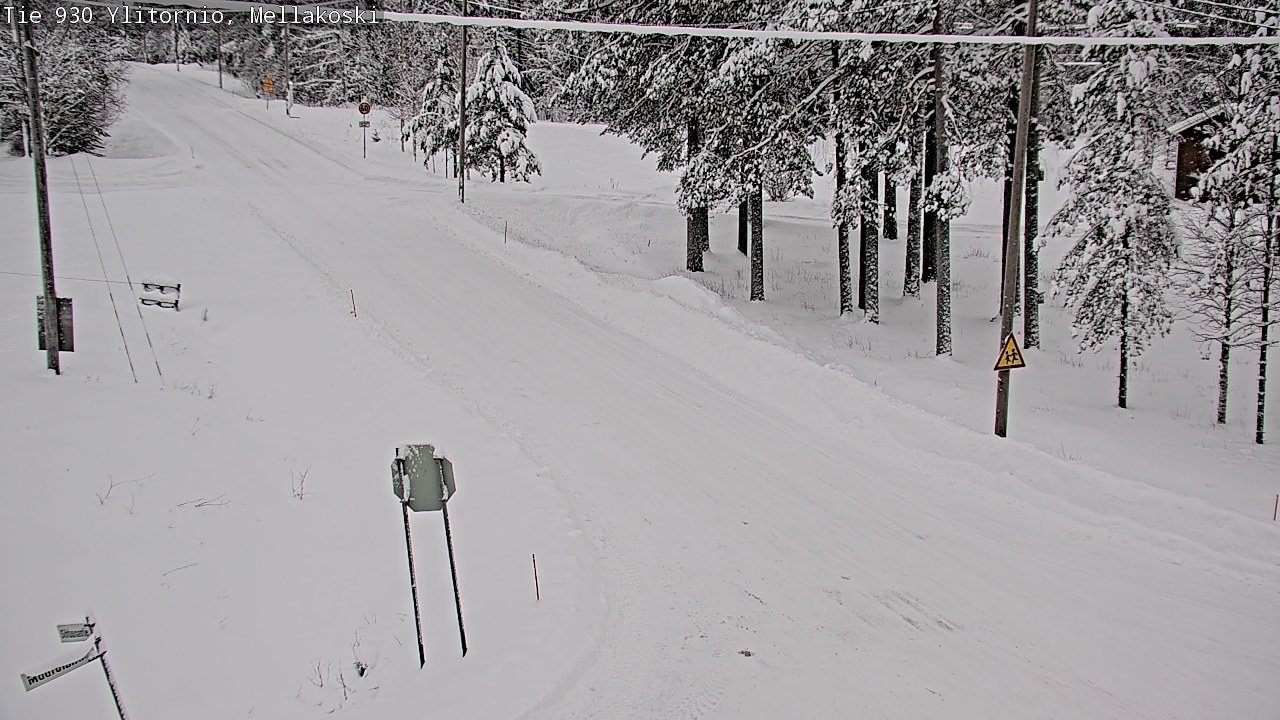 Kelikamerat Kuva TIe 930 Ylitornio, Mellakoski, Ylitornio, Lappi