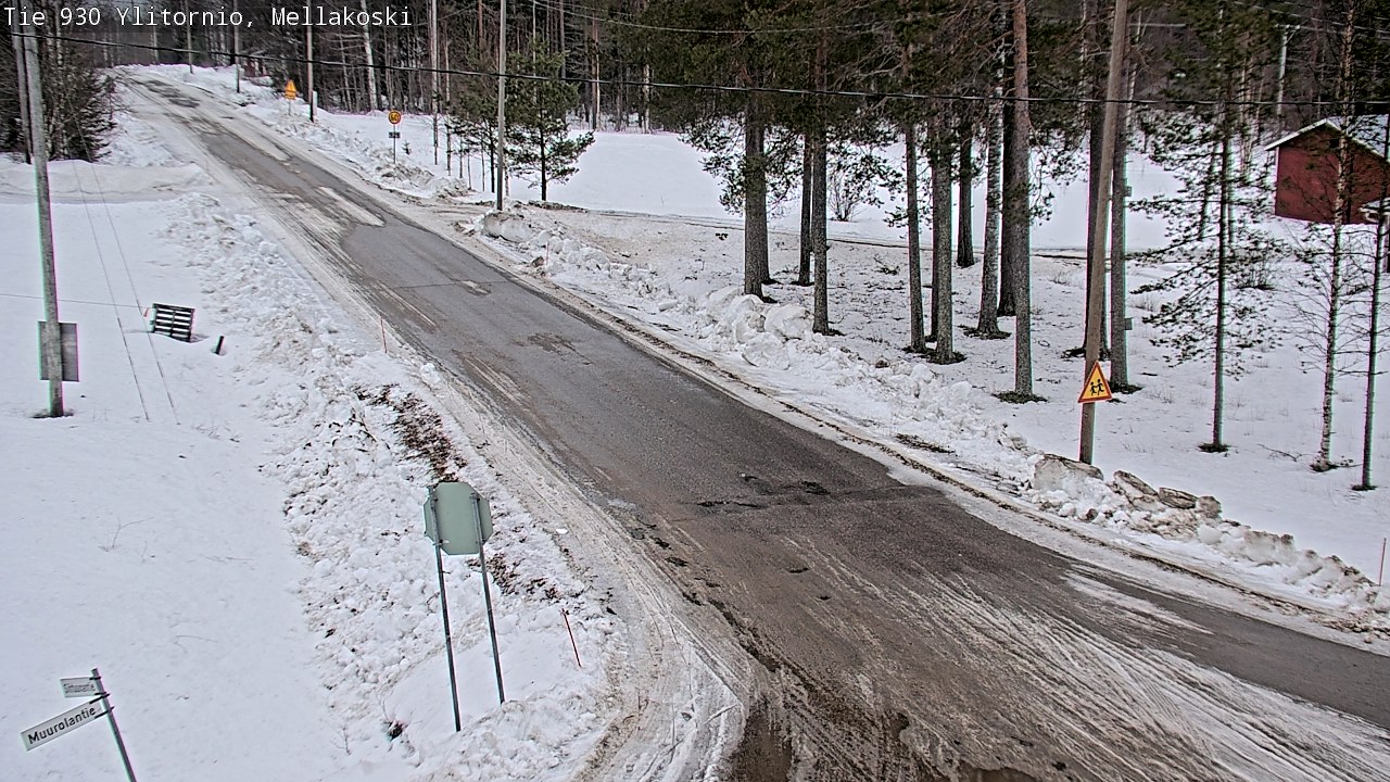 Weather Camera Image Väg 83 Övertorneå, Mellakoski, Ylitornio, Lappi