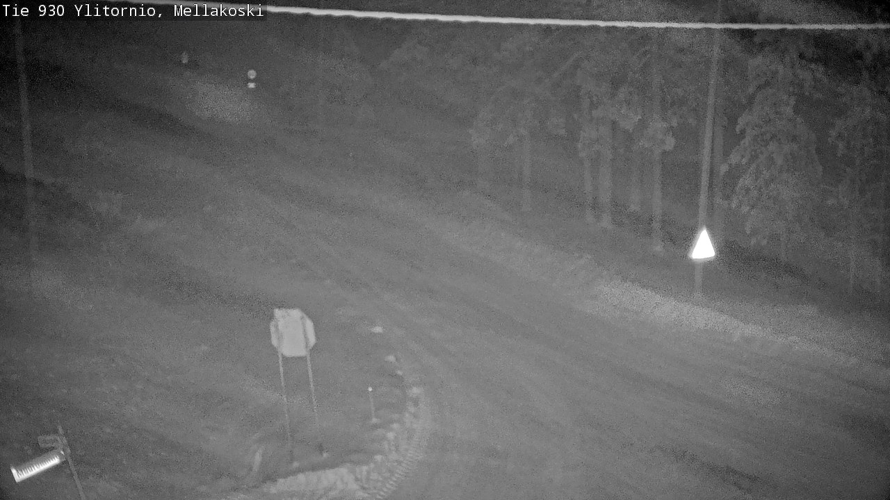Weather Camera Image Väg 83 Övertorneå, Mellakoski, Ylitornio, Lappi