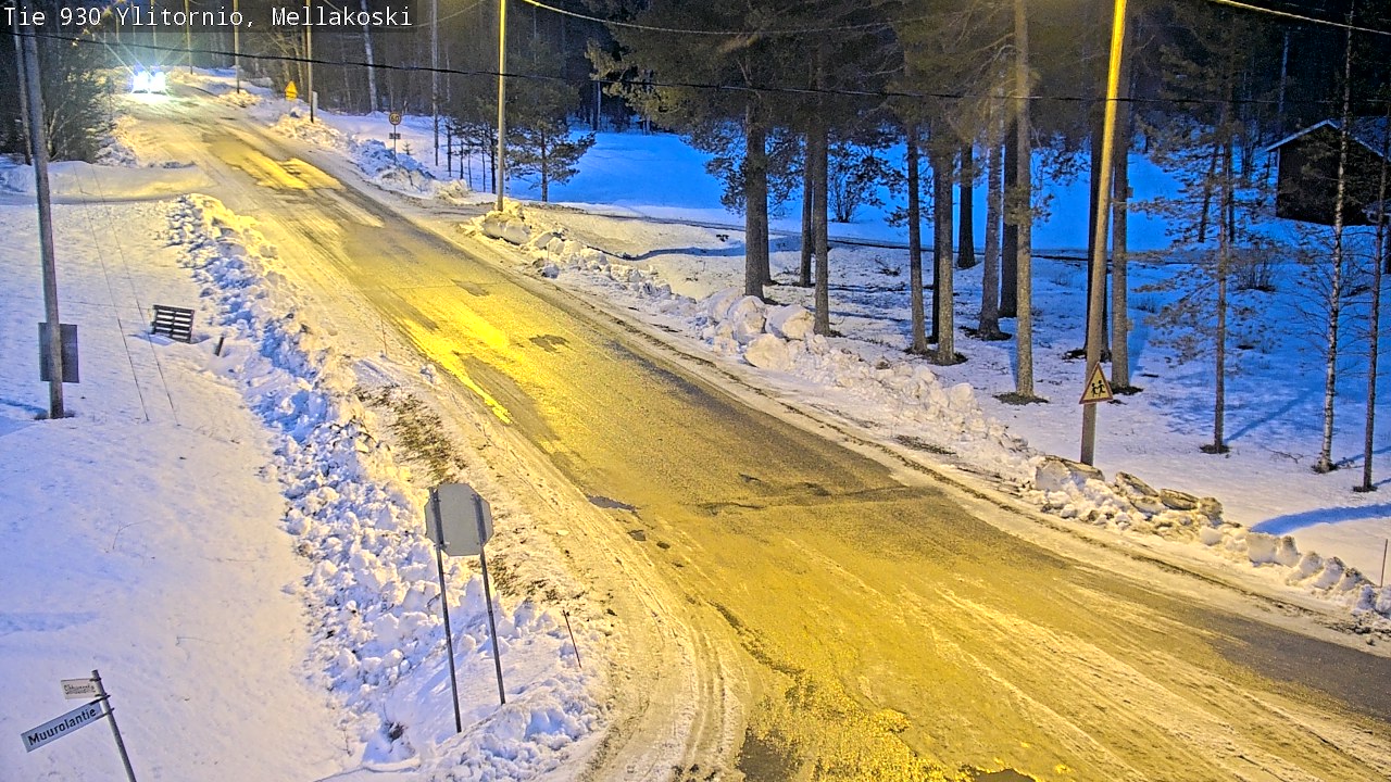 Weather Camera Image Väg 83 Övertorneå, Mellakoski, Ylitornio, Lappi