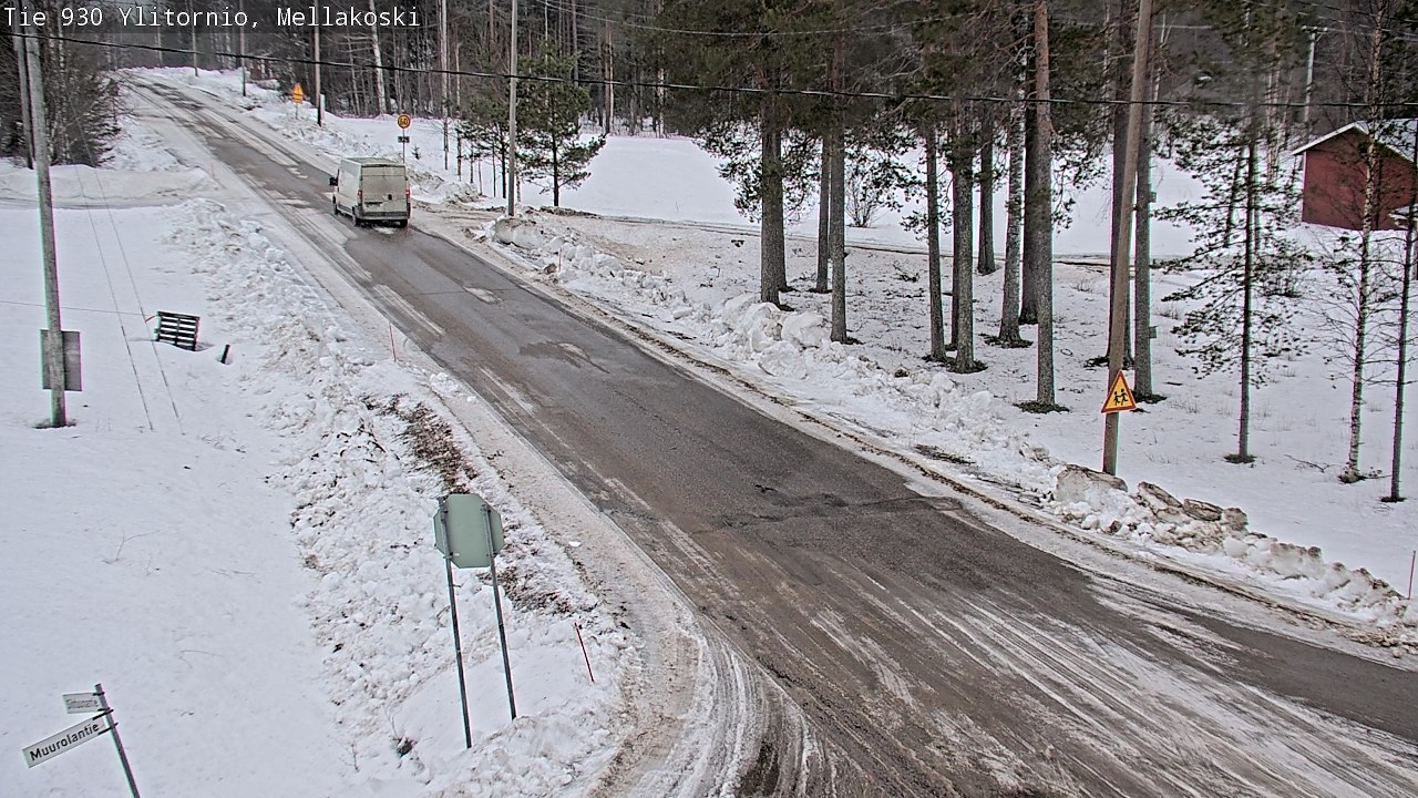 Weather Camera Image Väg 83 Övertorneå, Mellakoski, Ylitornio, Lappi
