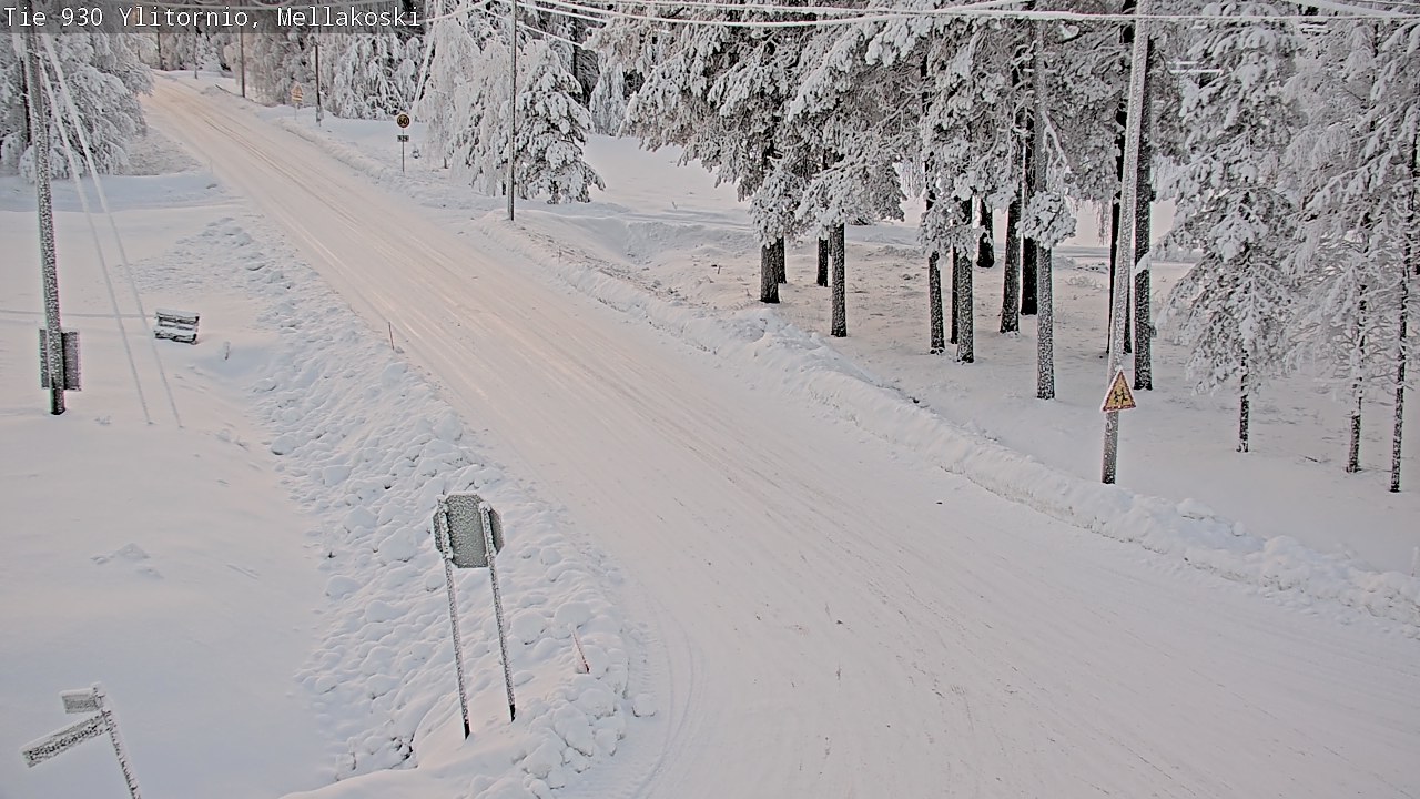 Kelikamerat Kuva TIe 930 Ylitornio, Mellakoski, Ylitornio, Lappi