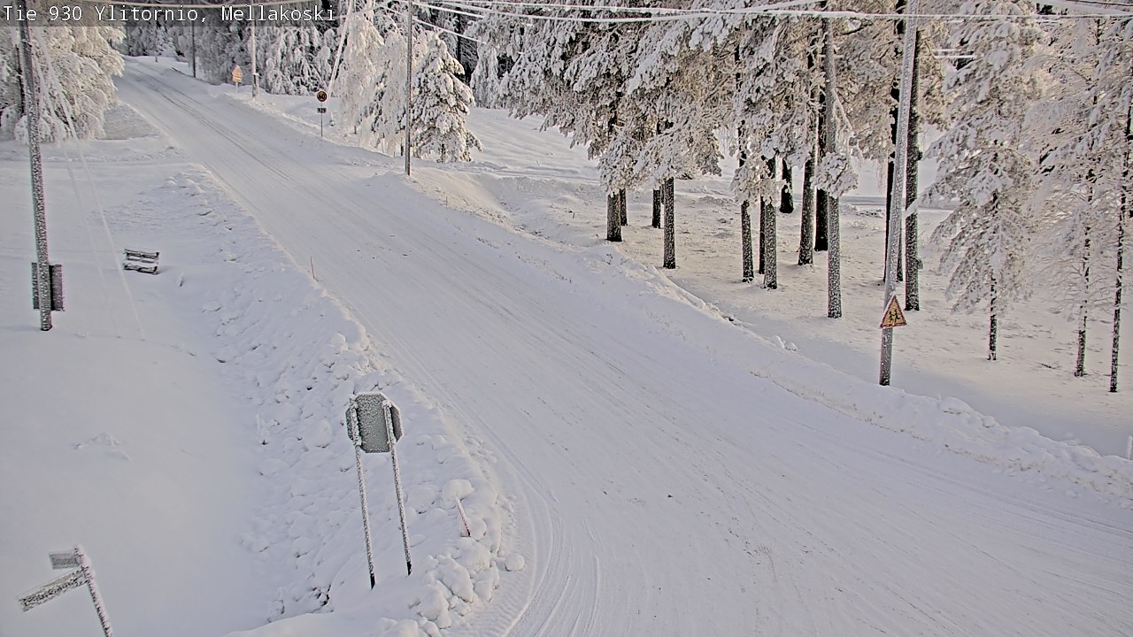 Kelikamerat Kuva TIe 930 Ylitornio, Mellakoski, Ylitornio, Lappi