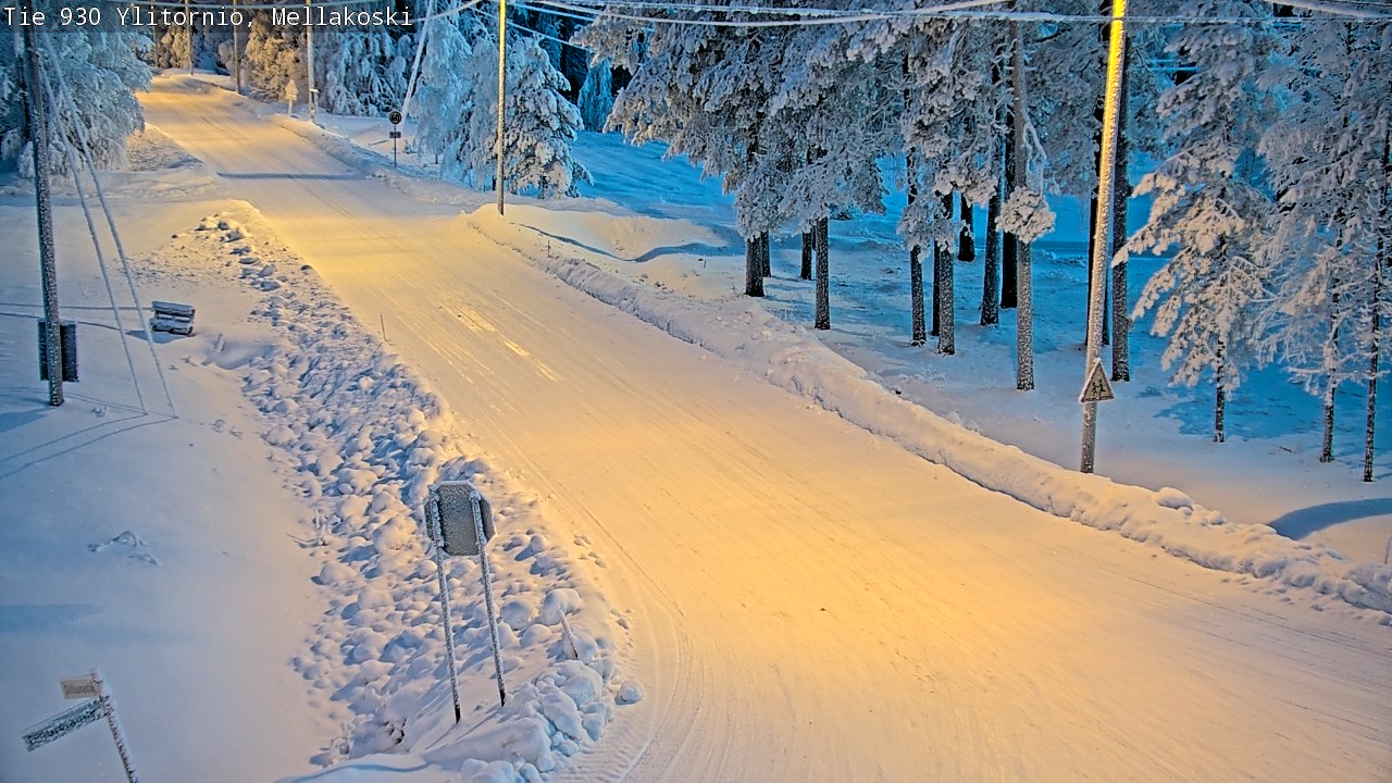 Kelikamerat Kuva TIe 930 Ylitornio, Mellakoski, Ylitornio, Lappi