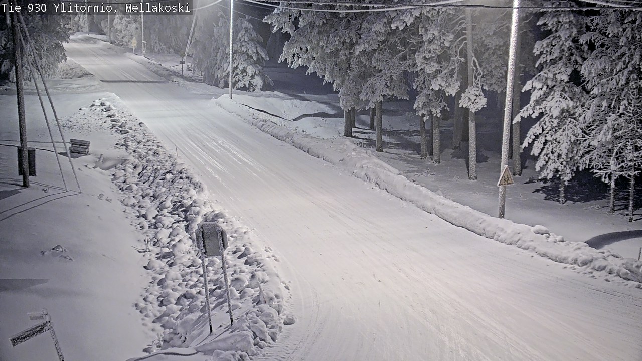 Kelikamerat Kuva TIe 930 Ylitornio, Mellakoski, Ylitornio, Lappi