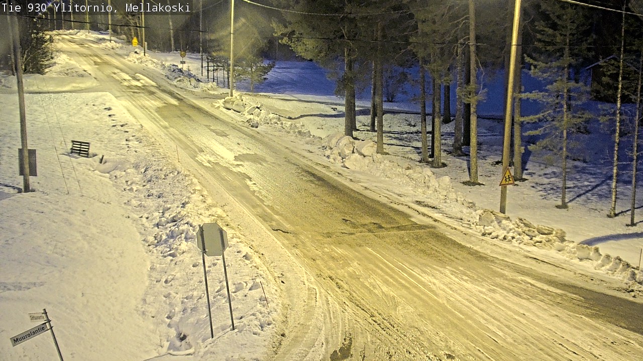 Kelikamerat Kuva TIe 930 Ylitornio, Mellakoski, Ylitornio, Lappi