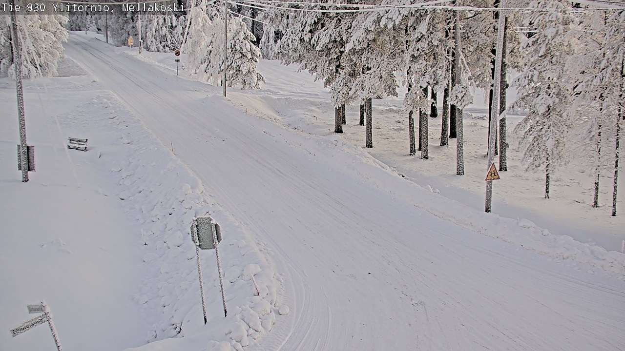 Kelikamerat Kuva TIe 930 Ylitornio, Mellakoski, Ylitornio, Lappi