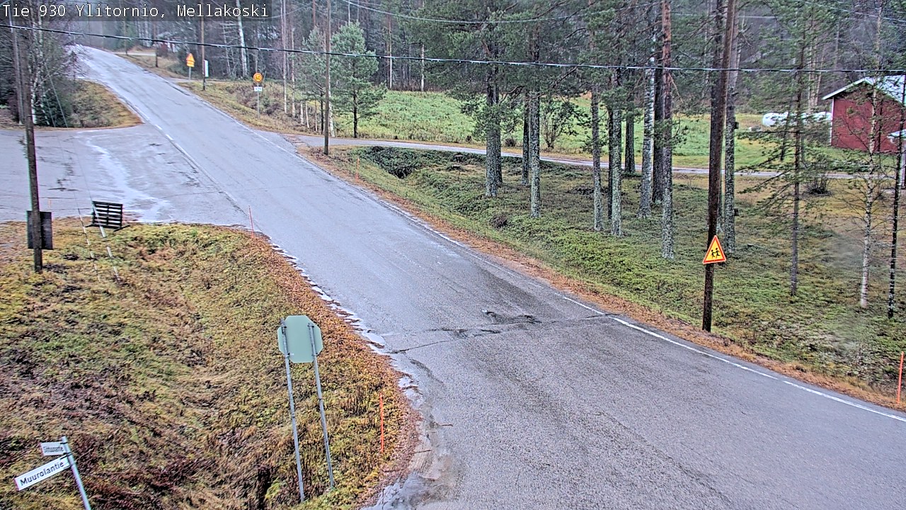 Weather Camera Image Road 83 Ylitornio, Mellakoski, Ylitornio, Lappi