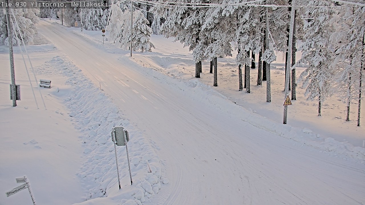 Kelikamerat Kuva TIe 930 Ylitornio, Mellakoski, Ylitornio, Lappi