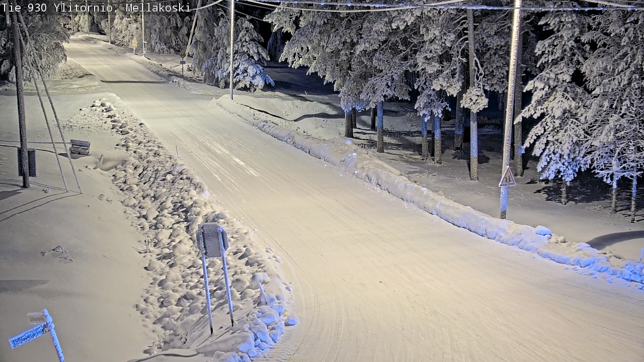 Kelikamerat Kuva TIe 930 Ylitornio, Mellakoski, Ylitornio, Lappi