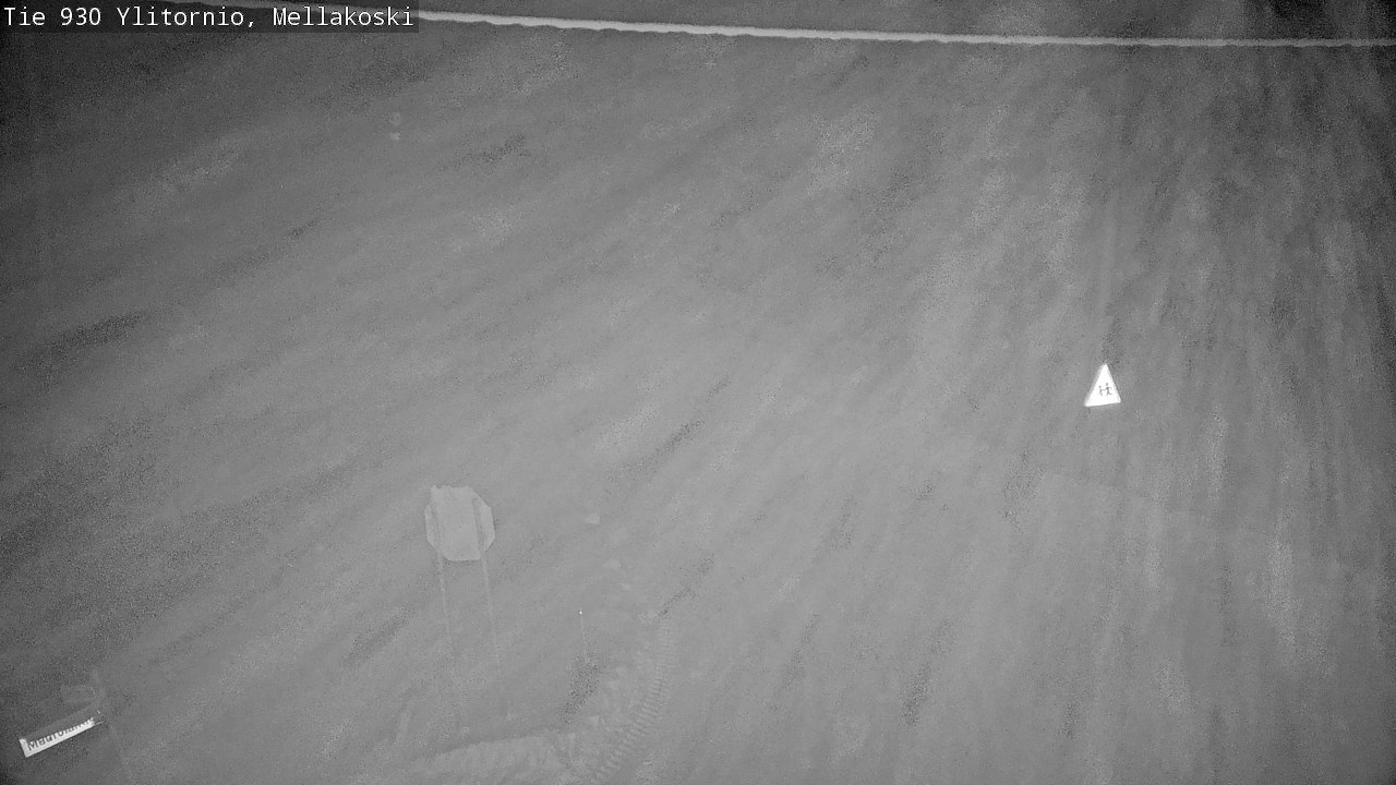 Weather Camera Image Väg 83 Övertorneå, Mellakoski, Ylitornio, Lappi