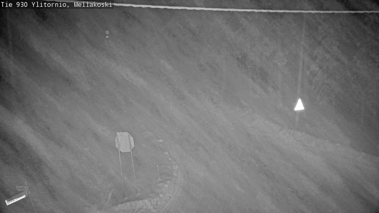 Weather Camera Image Väg 83 Övertorneå, Mellakoski, Ylitornio, Lappi