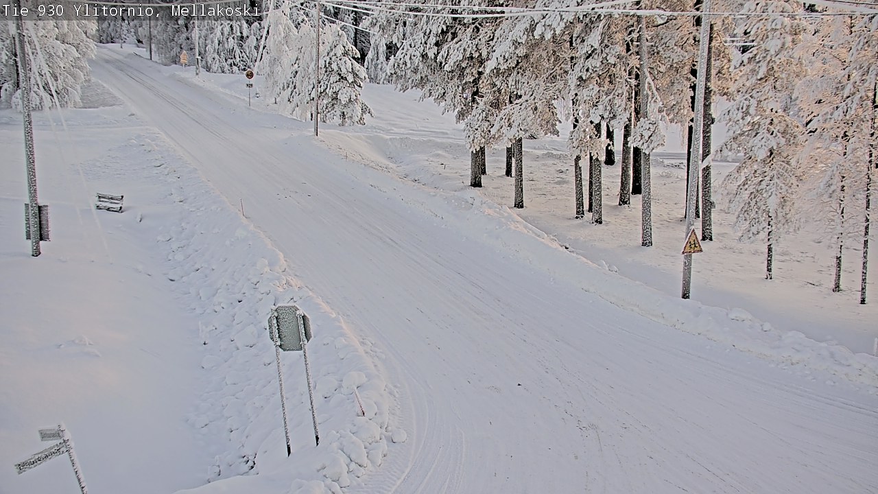 Kelikamerat Kuva TIe 930 Ylitornio, Mellakoski, Ylitornio, Lappi