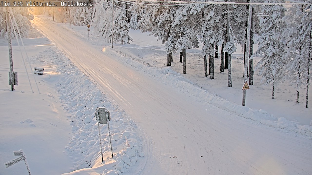 Kelikamerat Kuva TIe 930 Ylitornio, Mellakoski, Ylitornio, Lappi