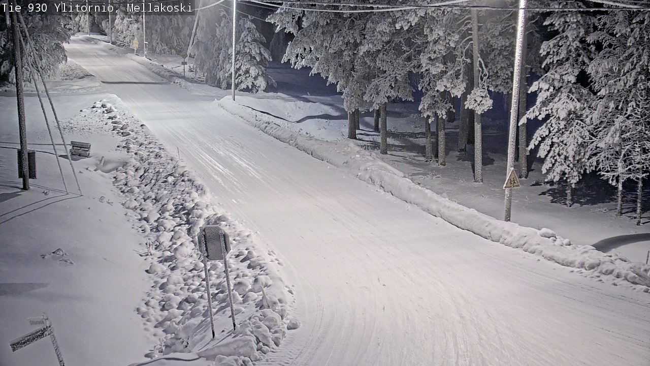 Kelikamerat Kuva TIe 930 Ylitornio, Mellakoski, Ylitornio, Lappi