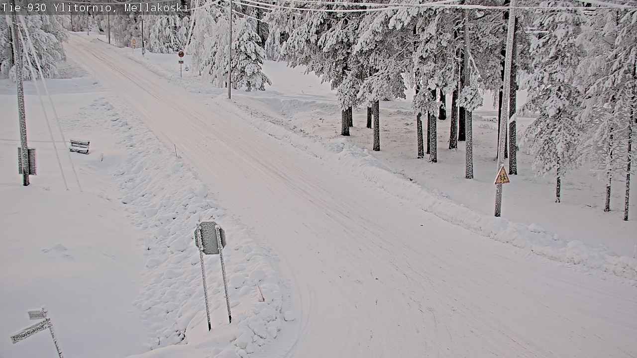 Kelikamerat Kuva TIe 930 Ylitornio, Mellakoski, Ylitornio, Lappi