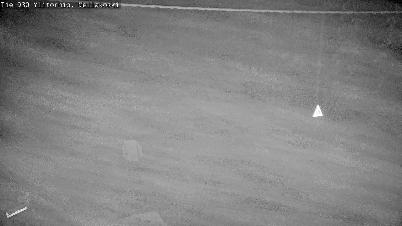 Weather Camera Image Väg 83 Övertorneå, Mellakoski, Ylitornio, Lappi