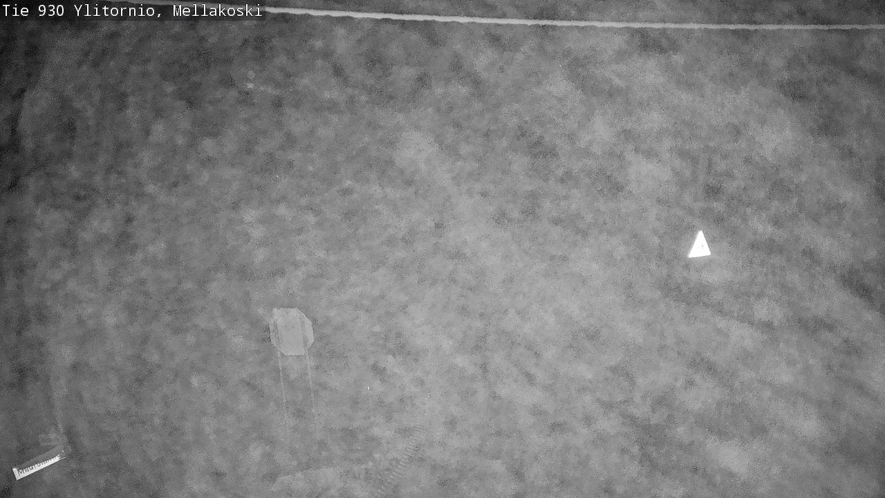 Weather Camera Image Väg 83 Övertorneå, Mellakoski, Ylitornio, Lappi