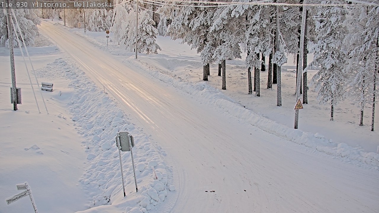 Kelikamerat Kuva TIe 930 Ylitornio, Mellakoski, Ylitornio, Lappi