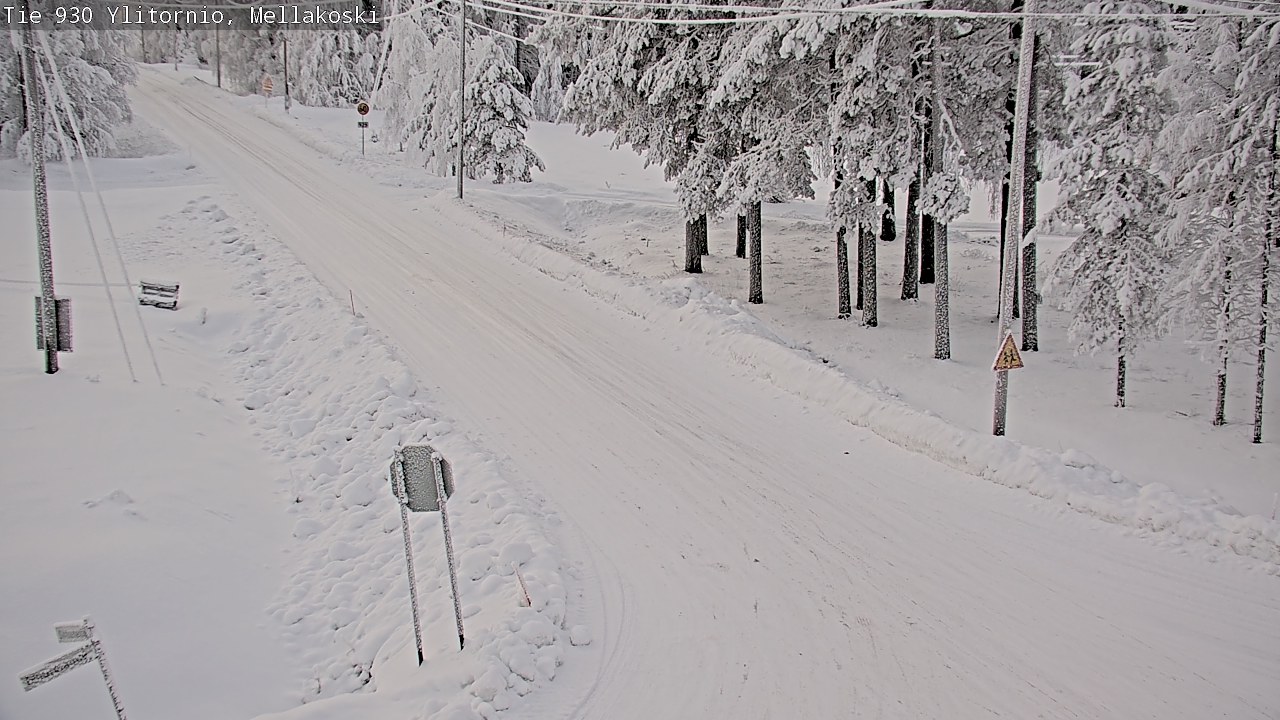 Kelikamerat Kuva TIe 930 Ylitornio, Mellakoski, Ylitornio, Lappi