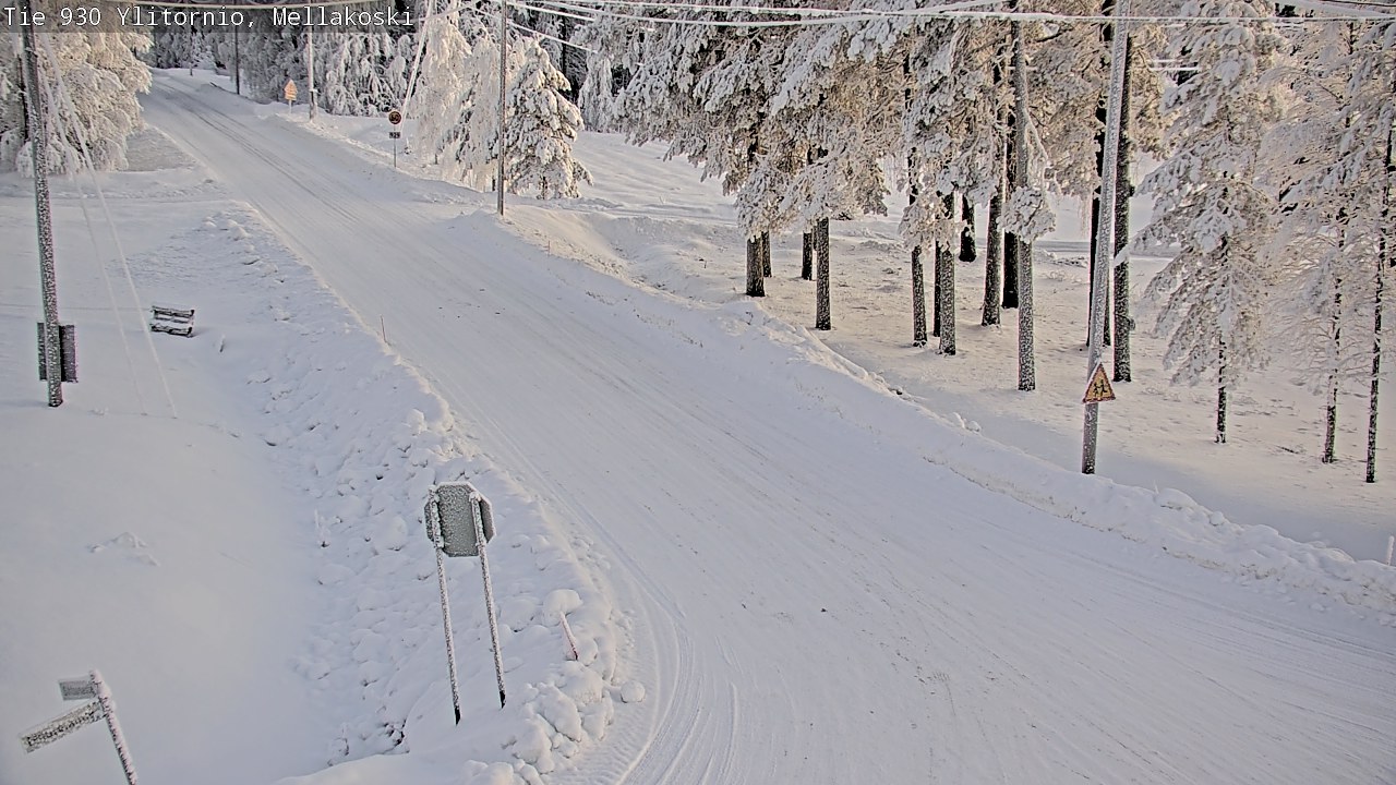 Kelikamerat Kuva TIe 930 Ylitornio, Mellakoski, Ylitornio, Lappi