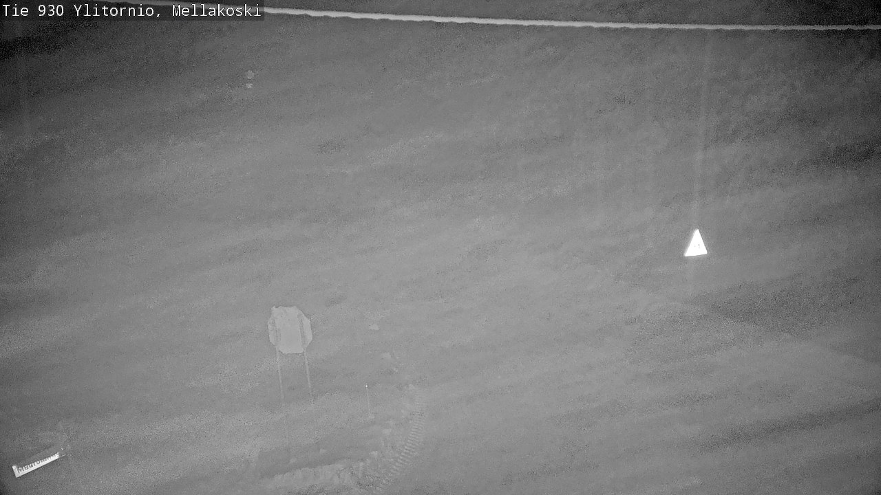 Weather Camera Image Väg 83 Övertorneå, Mellakoski, Ylitornio, Lappi