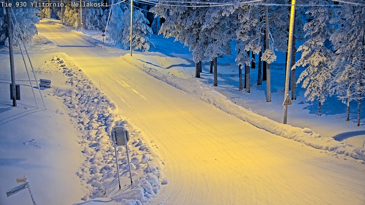 Kelikamerat Kuva TIe 930 Ylitornio, Mellakoski, Ylitornio, Lappi