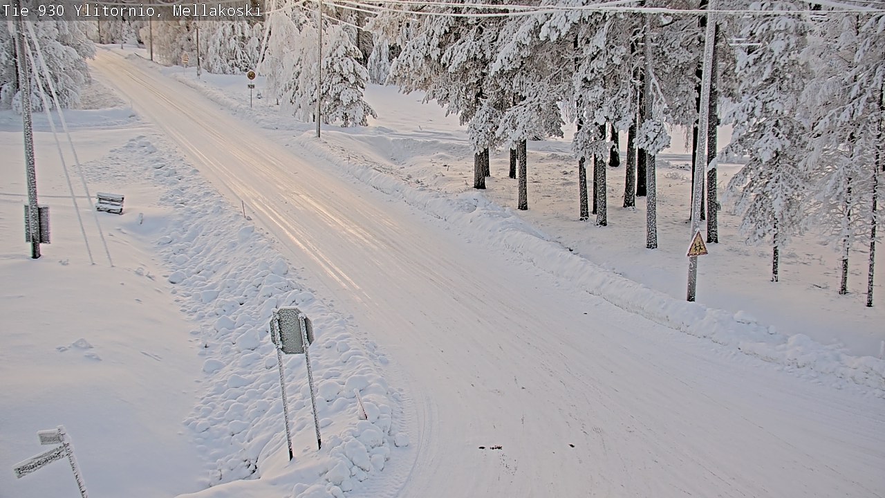 Kelikamerat Kuva TIe 930 Ylitornio, Mellakoski, Ylitornio, Lappi