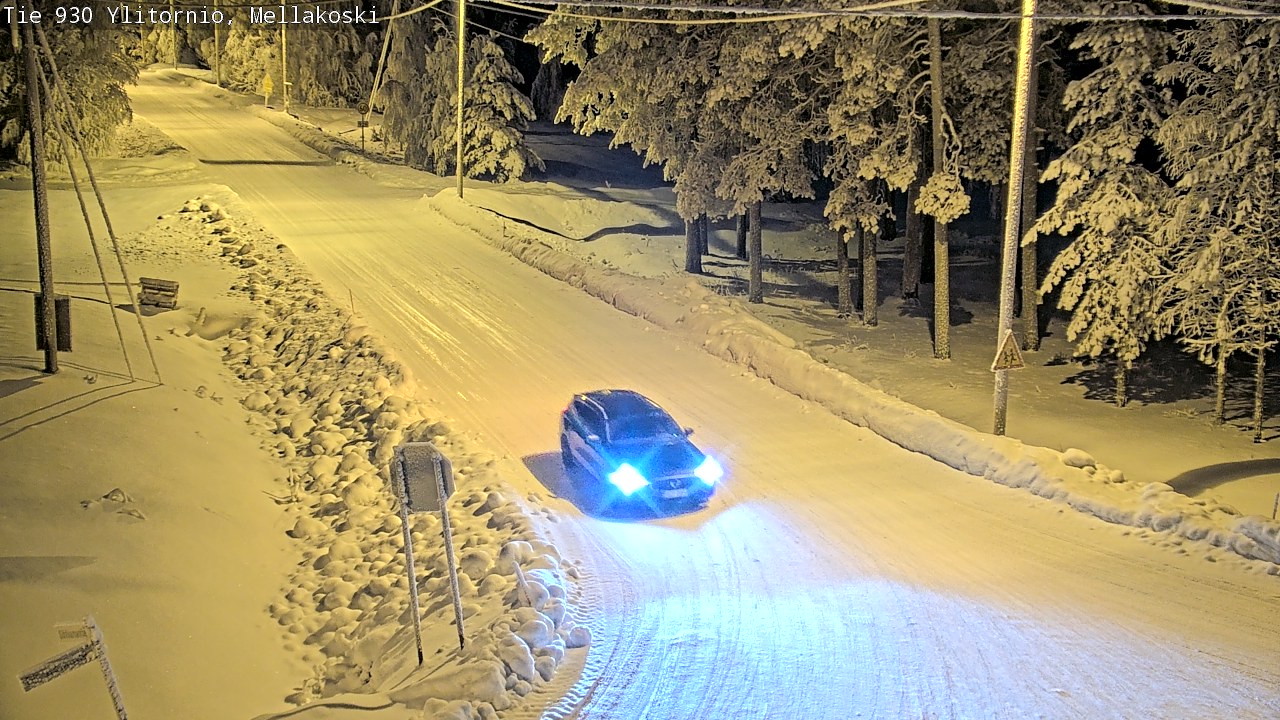 Kelikamerat Kuva TIe 930 Ylitornio, Mellakoski, Ylitornio, Lappi