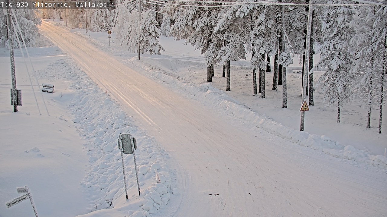 Kelikamerat Kuva TIe 930 Ylitornio, Mellakoski, Ylitornio, Lappi