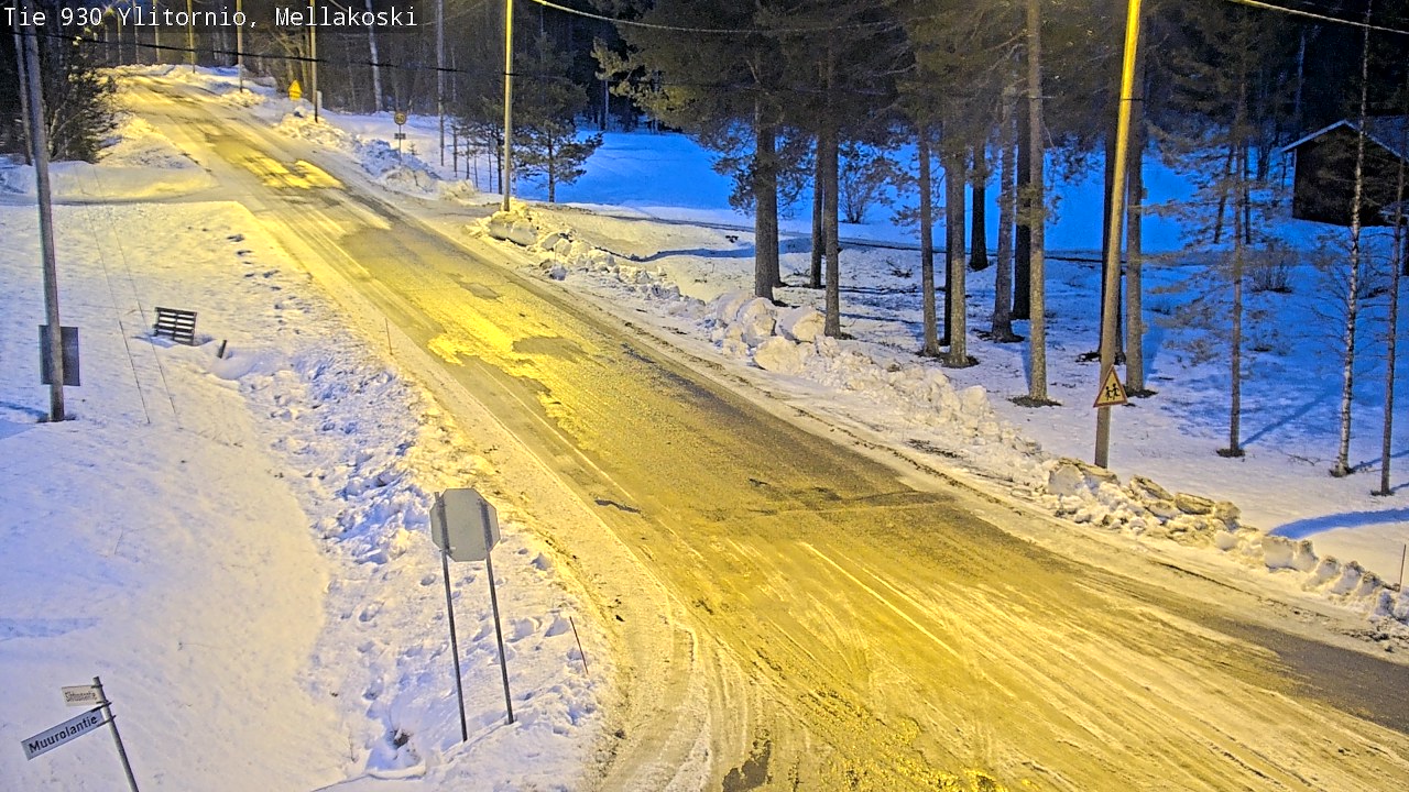 Kelikamerat Kuva TIe 930 Ylitornio, Mellakoski, Ylitornio, Lappi